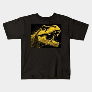 T-Rex ACSII art Kids T-Shirt